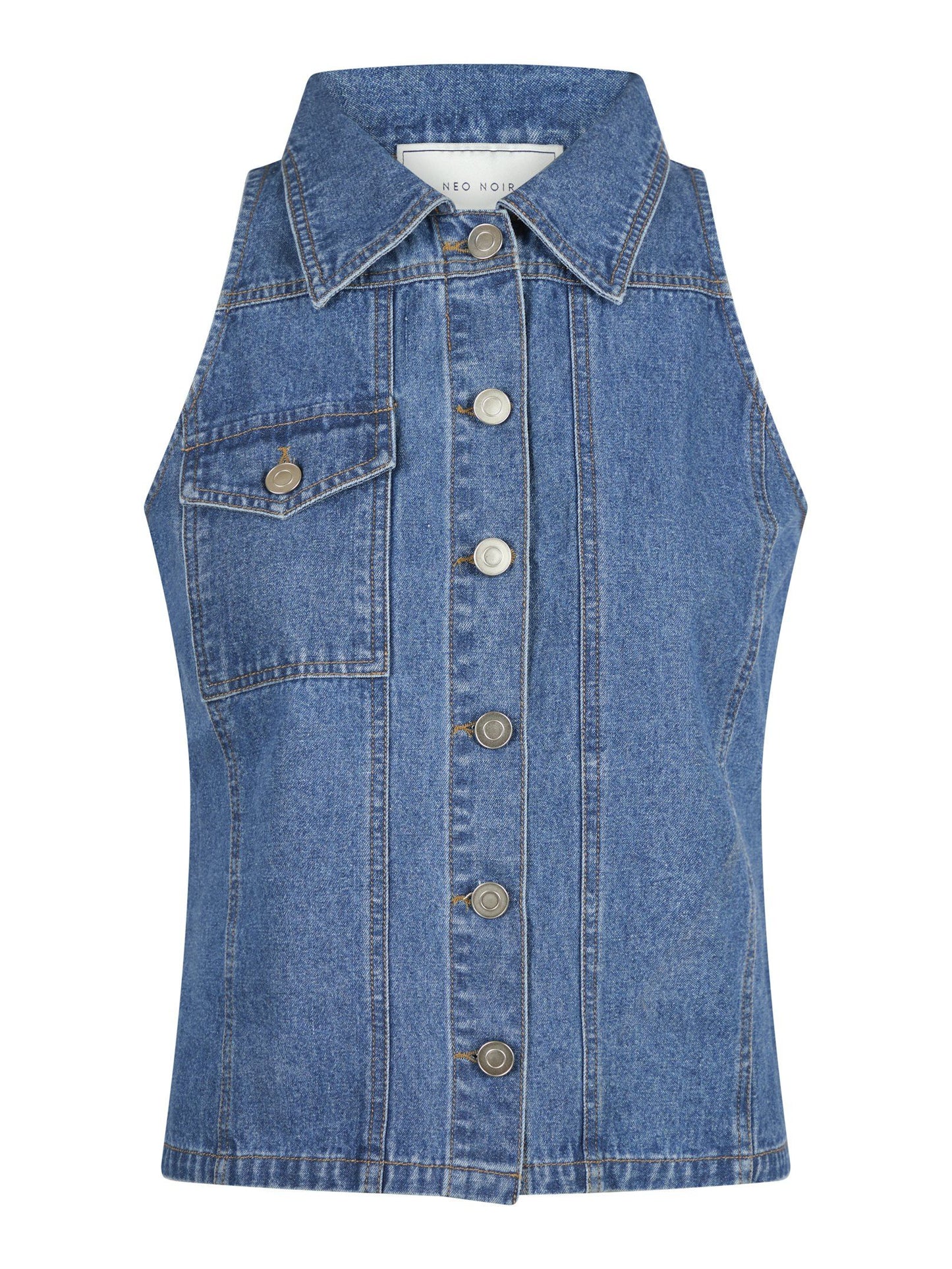 SYLVIE DENIM TOP