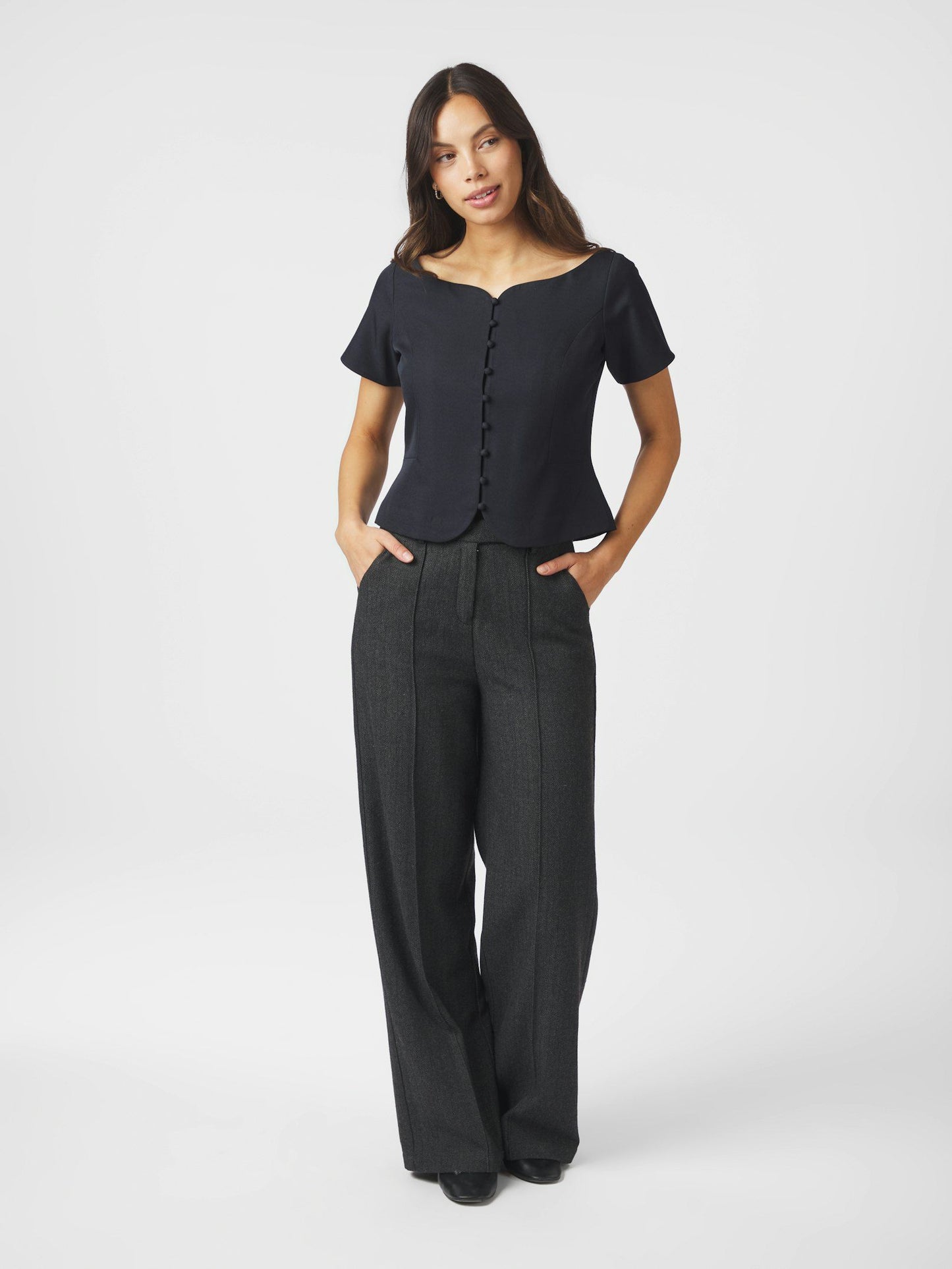 TANGO STRUCTURE TOP NAVY