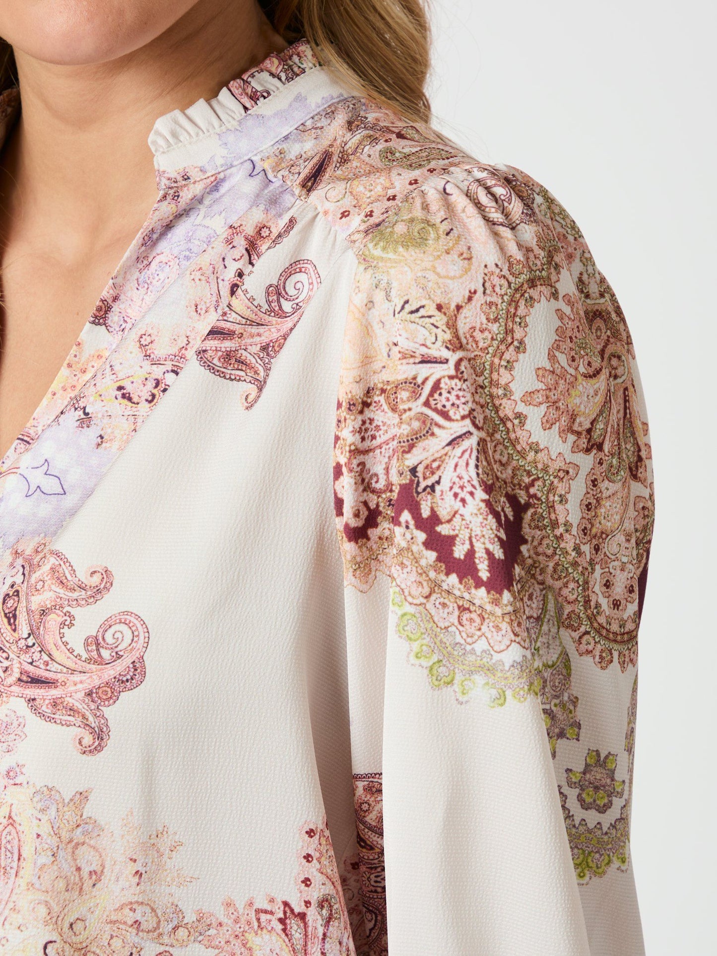 ROSELLE ARTIST PAISLEY TOP