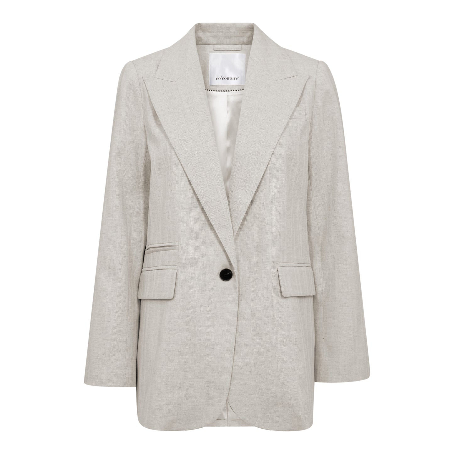 LISACC LINEN SINGLE BLAZER
