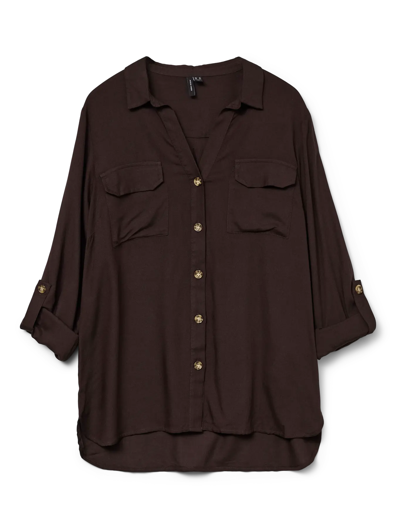 VM BUMPY L/S SHIRT BRUN Skjort