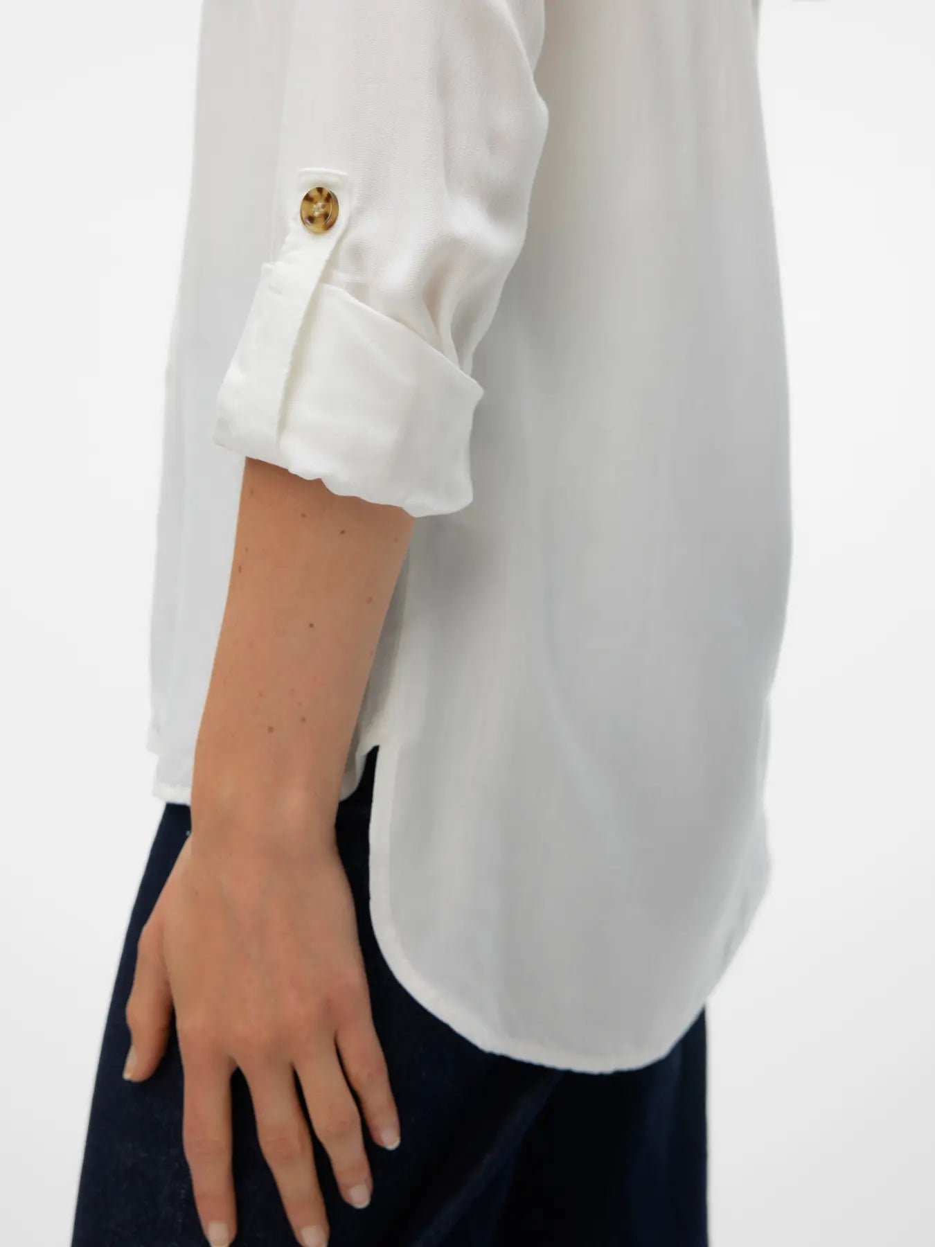 VM BUMPY L/S SHIRT CREAM Skjor