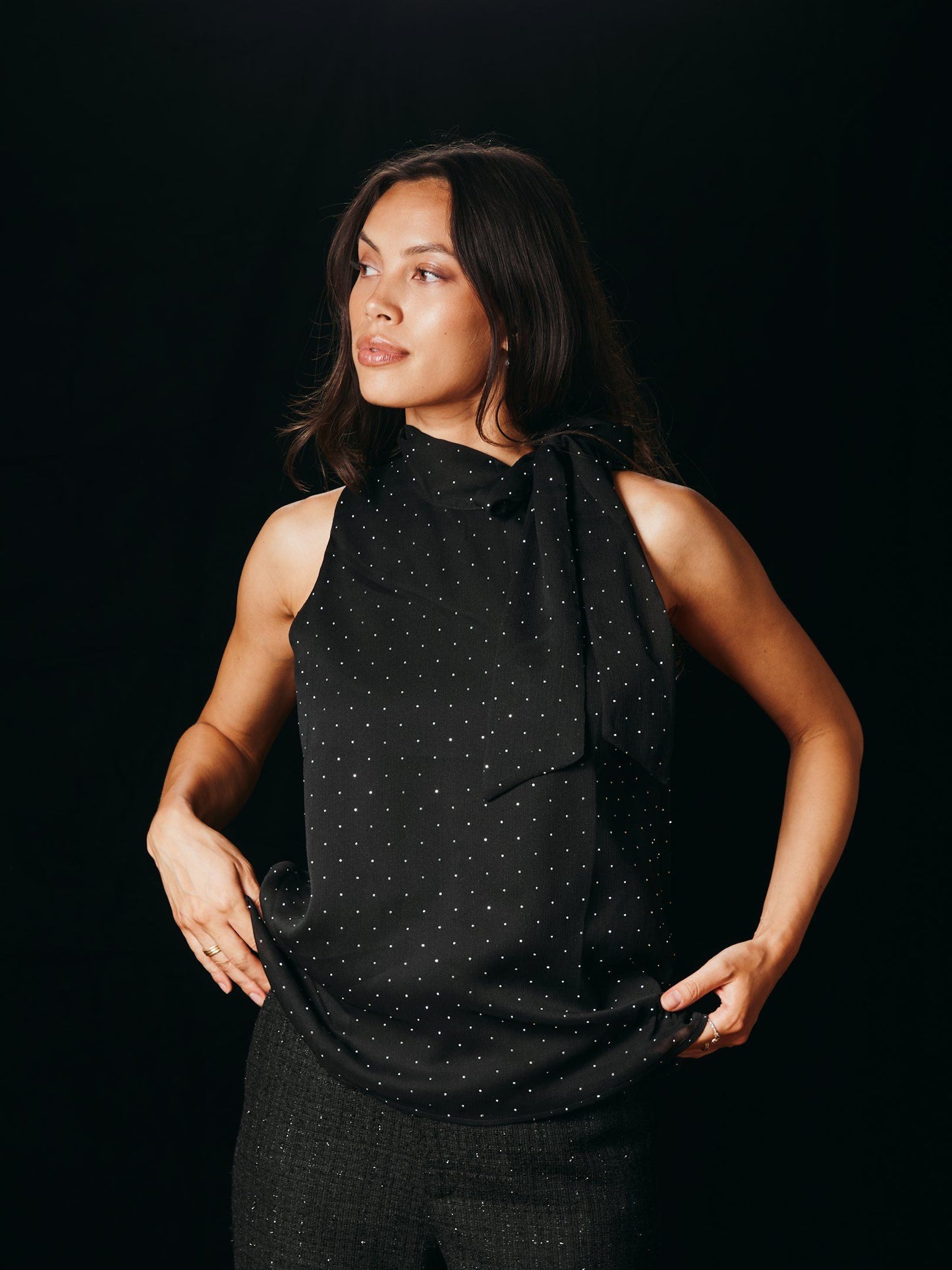 LORELEI BEDAZZLED TOP