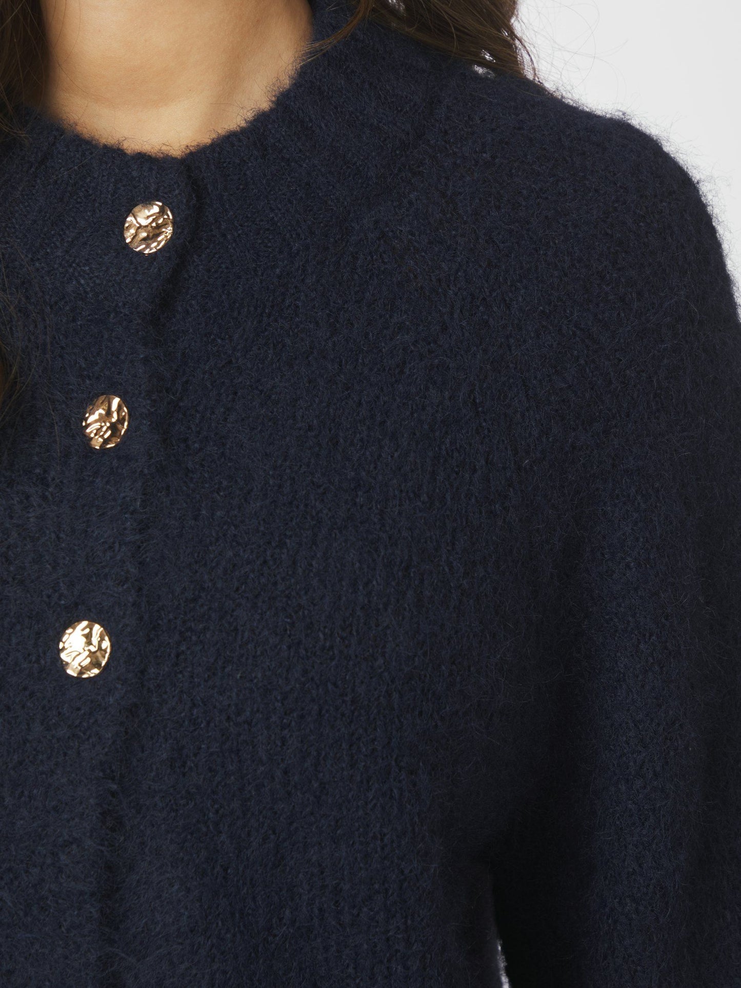 BENUTA FLUFFY KNIT NAVY