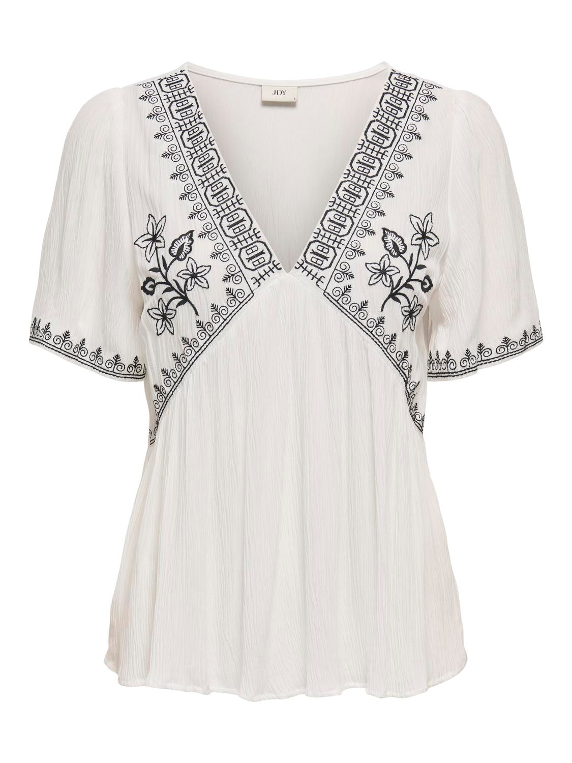 JDY HARPER S/S V-NECK Top