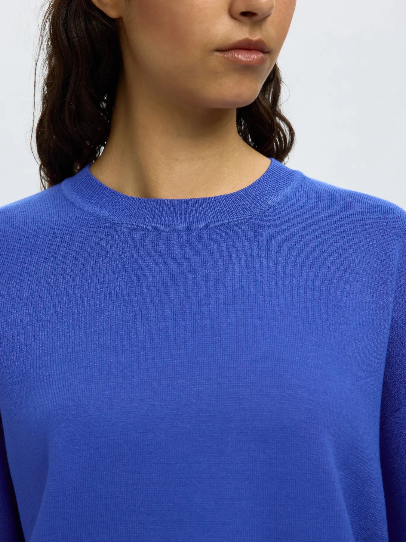 SLFKAMMA 2/4 KNIT O-NECK