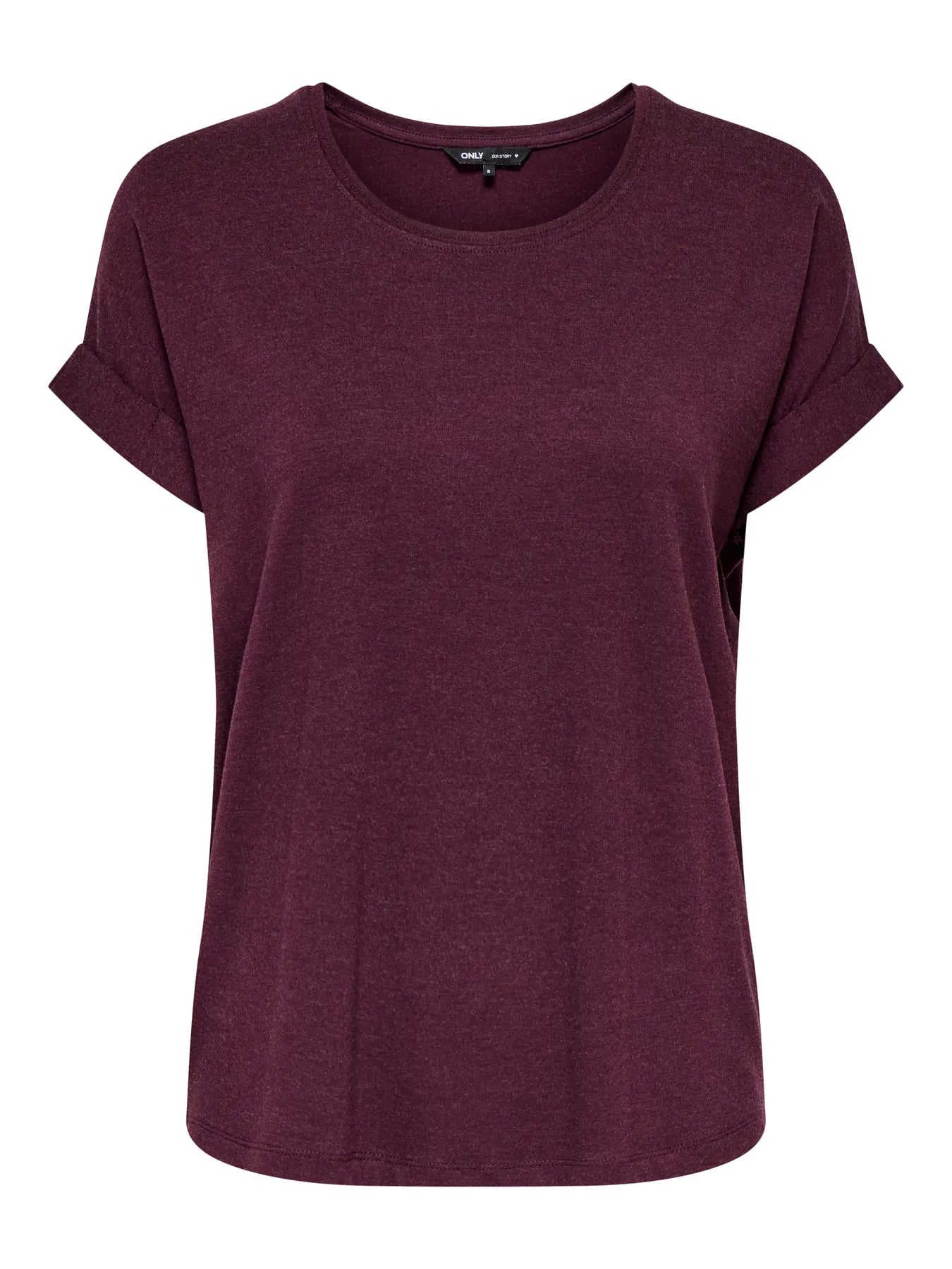 ONLMOSTER S/S O-NECK TOP BORDE