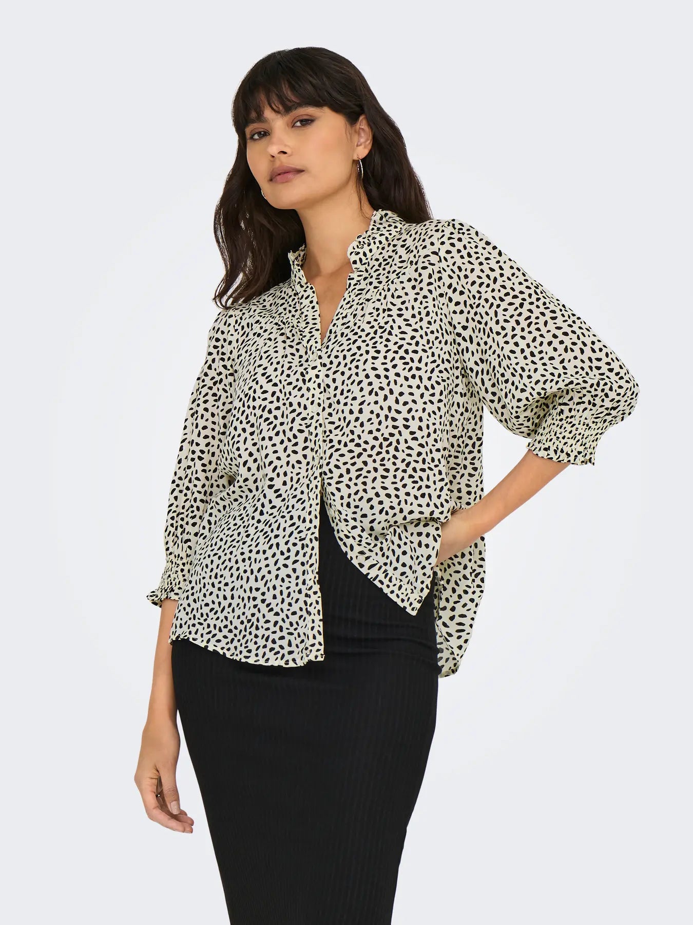 RAYA 3/4 SHIRT HVID Skjorter