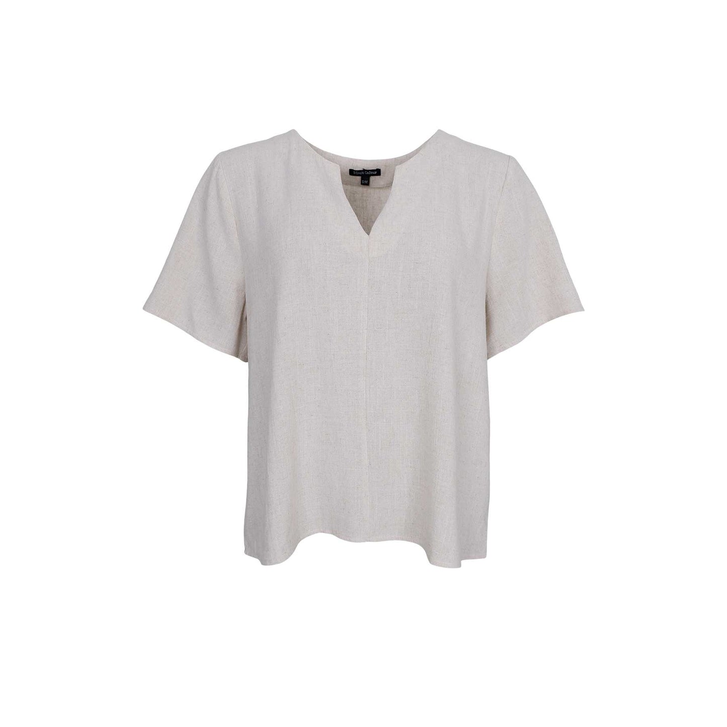 BCHELENE LINEN SS TOP