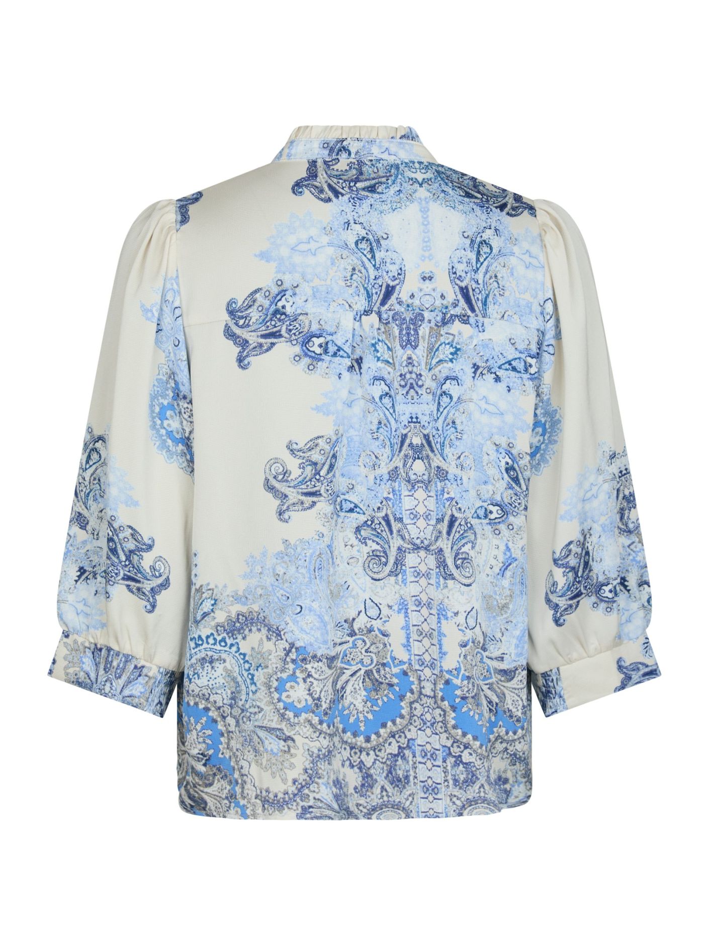 ROSELLE PAISLEY BLÅ TOP