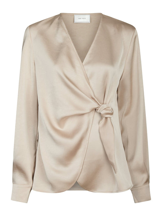 PETRIS HEAVY SATEEN TOP