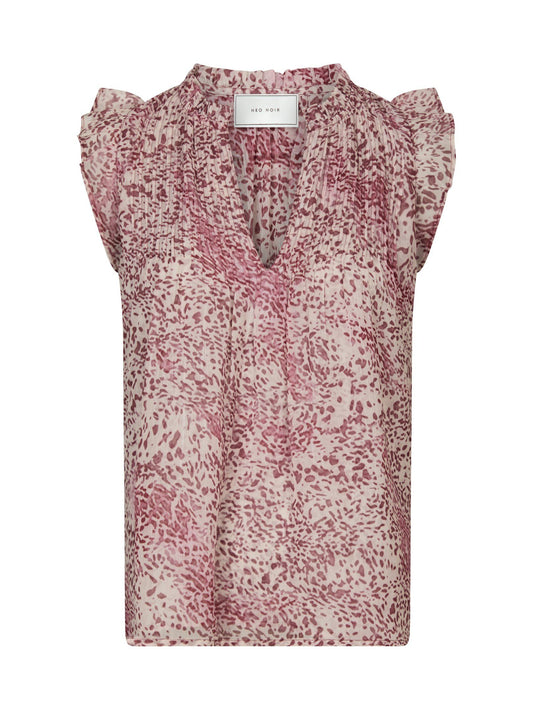 IZAR BLUR GRAPHIC TOP Top