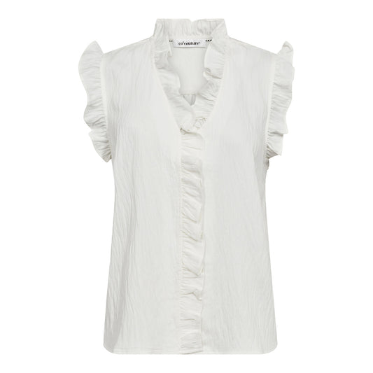 SUEDACC FRILL TOP