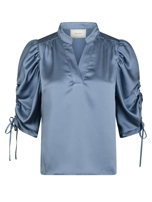 ALVIRA DRAPY SATIN TOP