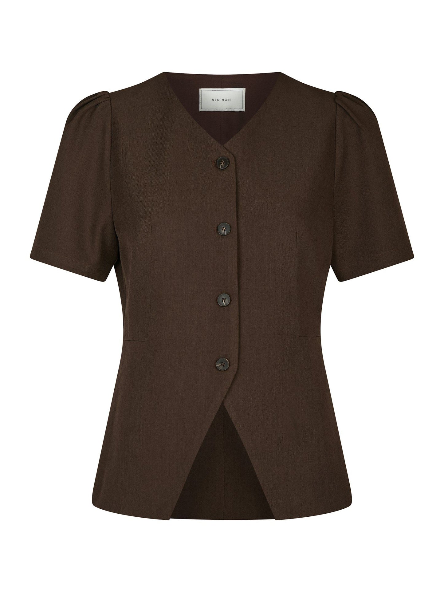 JULES STRUCTURE BLOUSE BRUN To