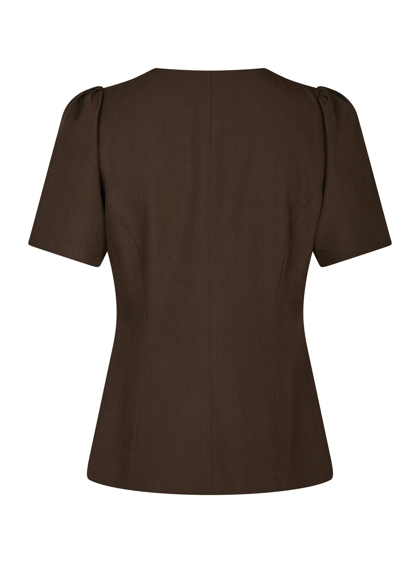 JULES STRUCTURE BLOUSE BRUN To