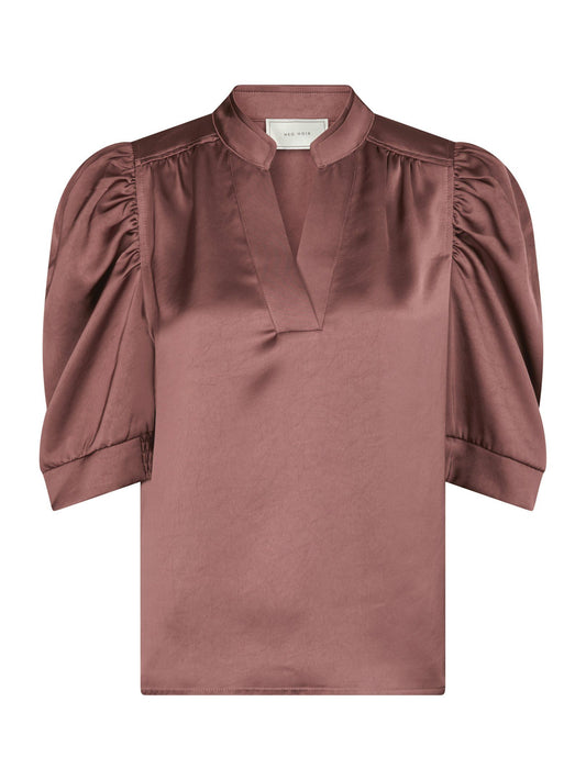 ROELLA HEAVY SATEEN BLOUSE Top