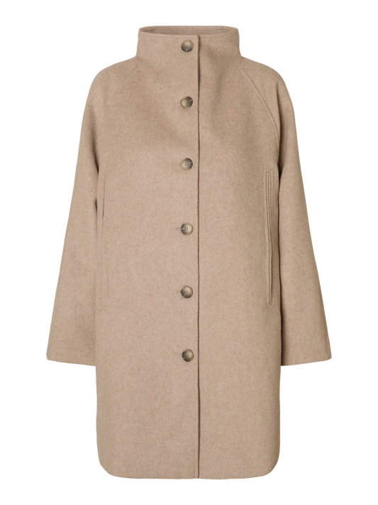 SLFVINNI WOOL BLEND COAT