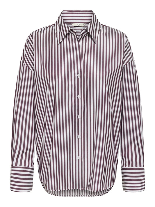 JDY VESPER L/S LOOSE SHIRT STR