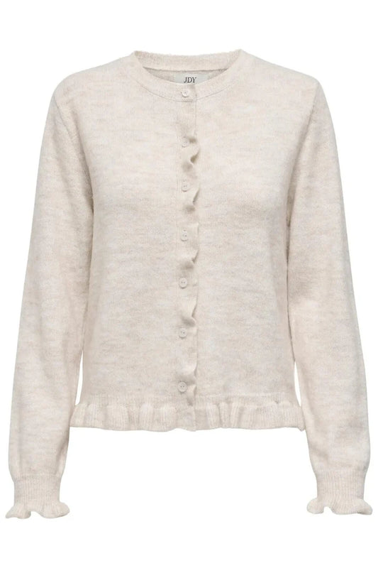 JDYLETTY L/S FRILL CARDIGAN