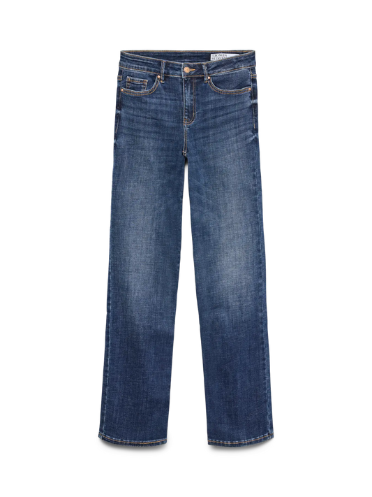 VMFLASH MR STRAIGHT MØRK JEANS